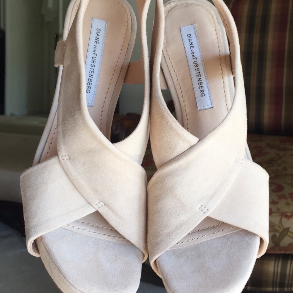 NWB Diane Von Furstenberg Zia Ii Platform Sandals - Picture 2 of 16